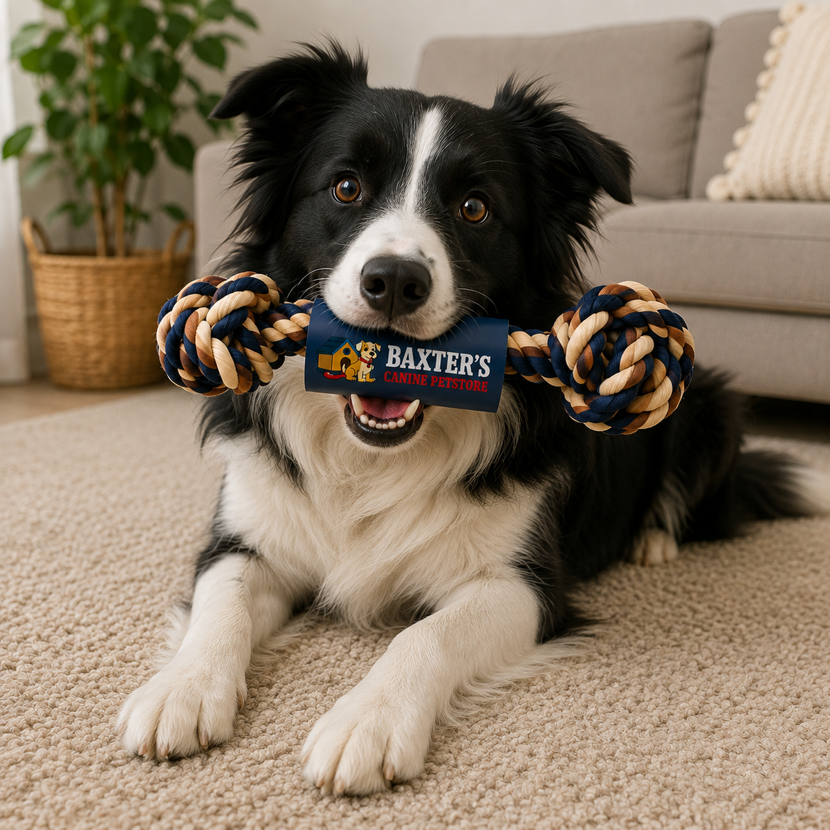 Baxter's Cotton Rope Tug Toy